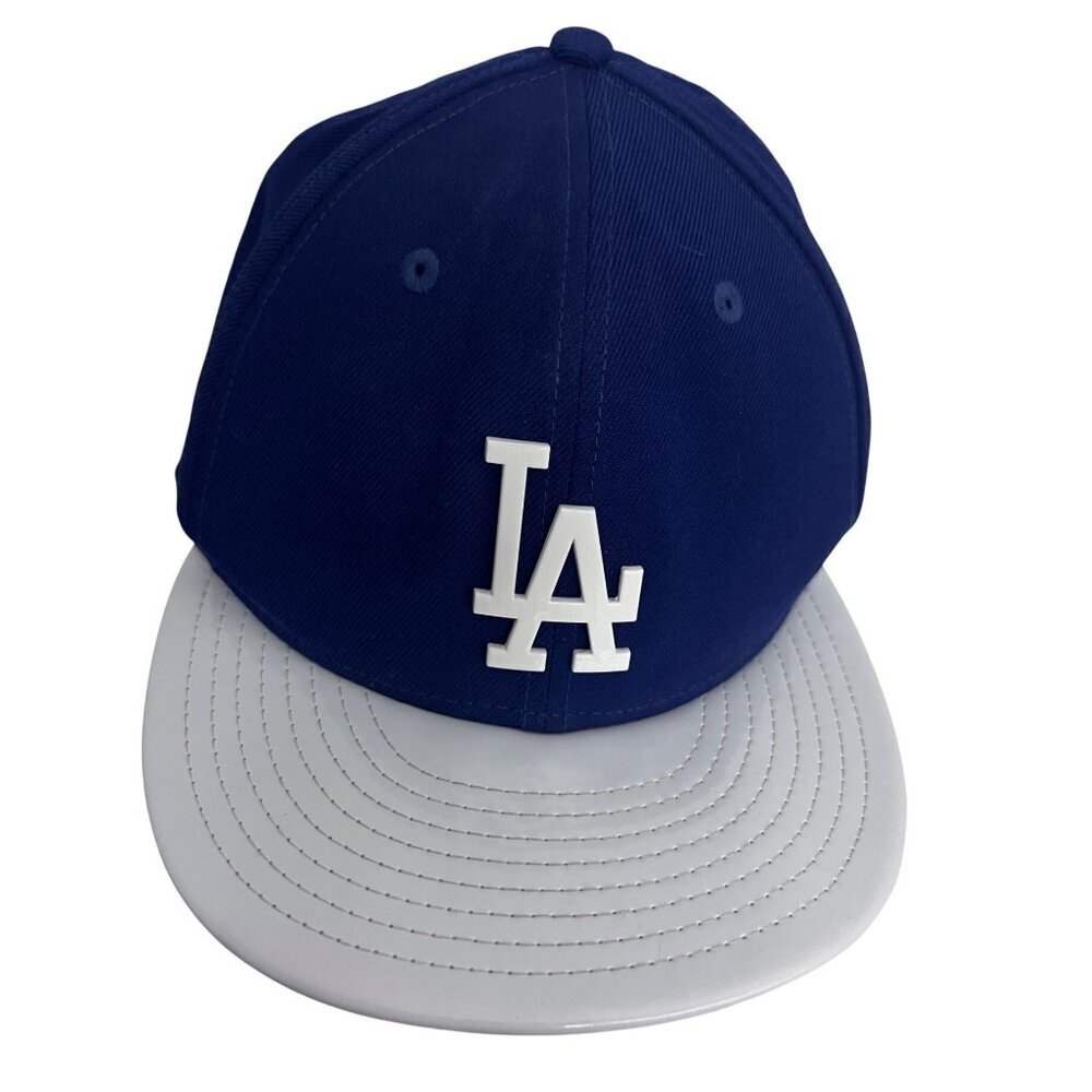 MLB Los Angeles LA Dodgers Baseball 59FIFTY Mens Fitted Hat Cap 8 1/8 64.5 cm